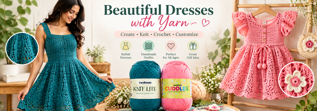How to Make Beautiful Dresses with Yarn