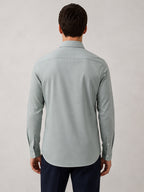 Berkeley Men's Regular 100% Cotton Formal Solid Shirt Olive Green