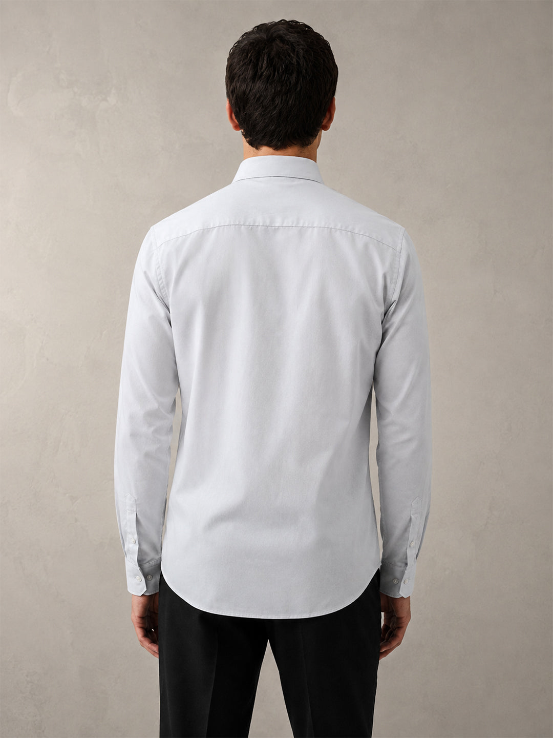 Berkeley Men's Regular Formal Solid Shirt | Premium 100% Cotton Grey