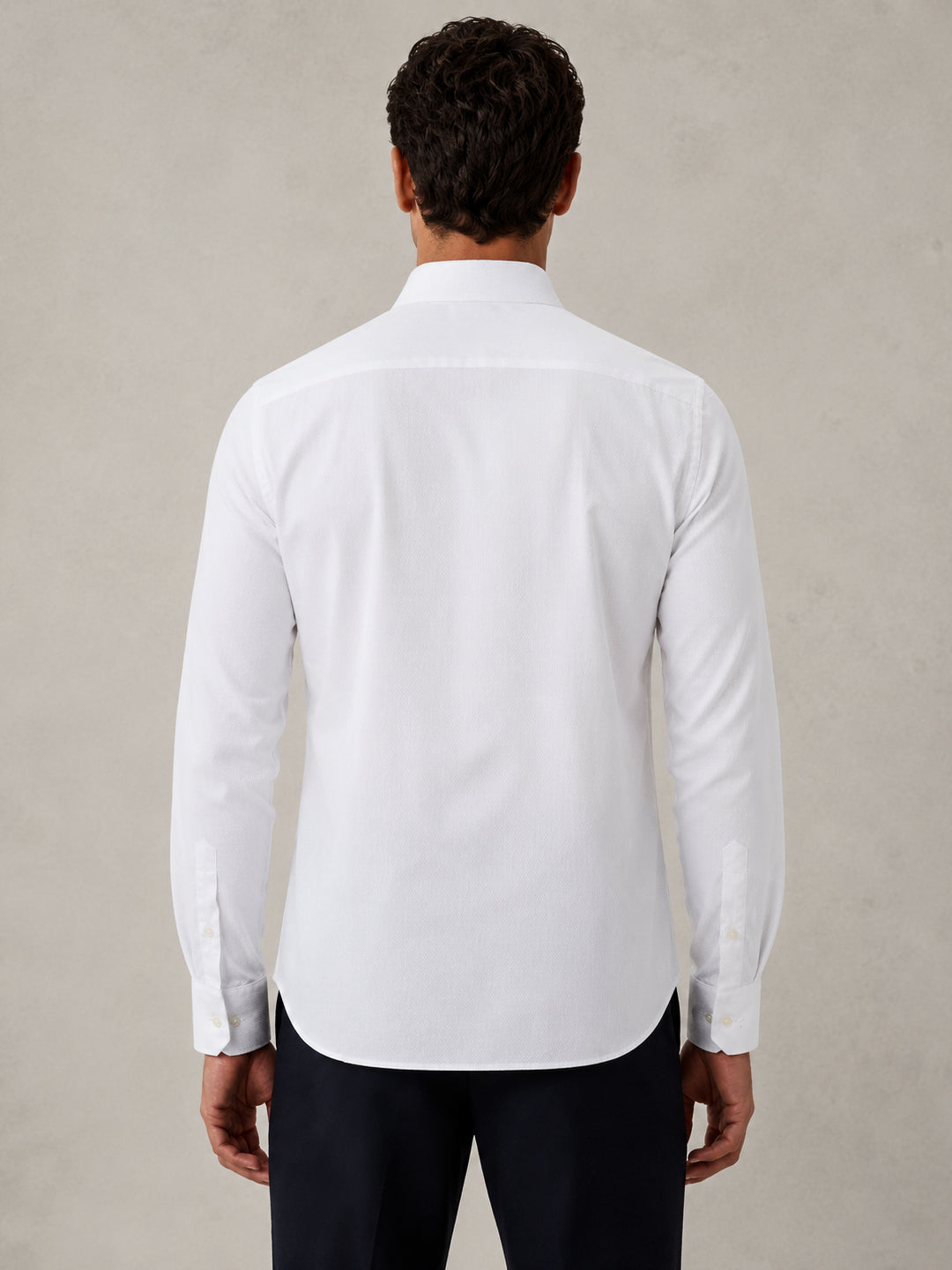 Berkeley 100% Cotton Regular White Formal Shirt For Men