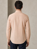 Berkeley Men's Regular 100% Cotton Formal Solid Shirt Peach