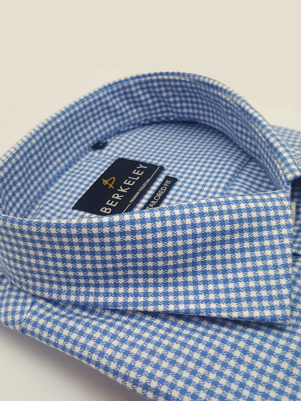 Berkeley Men's 100% Cotton Yarn Dyed Regular Formal Check Shirt