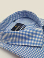 Berkeley Men's 100% Cotton Yarn Dyed Regular Formal Check Shirt