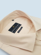 Berkeley Men's Regular 100% Cotton Formal Solid Shirt Peach