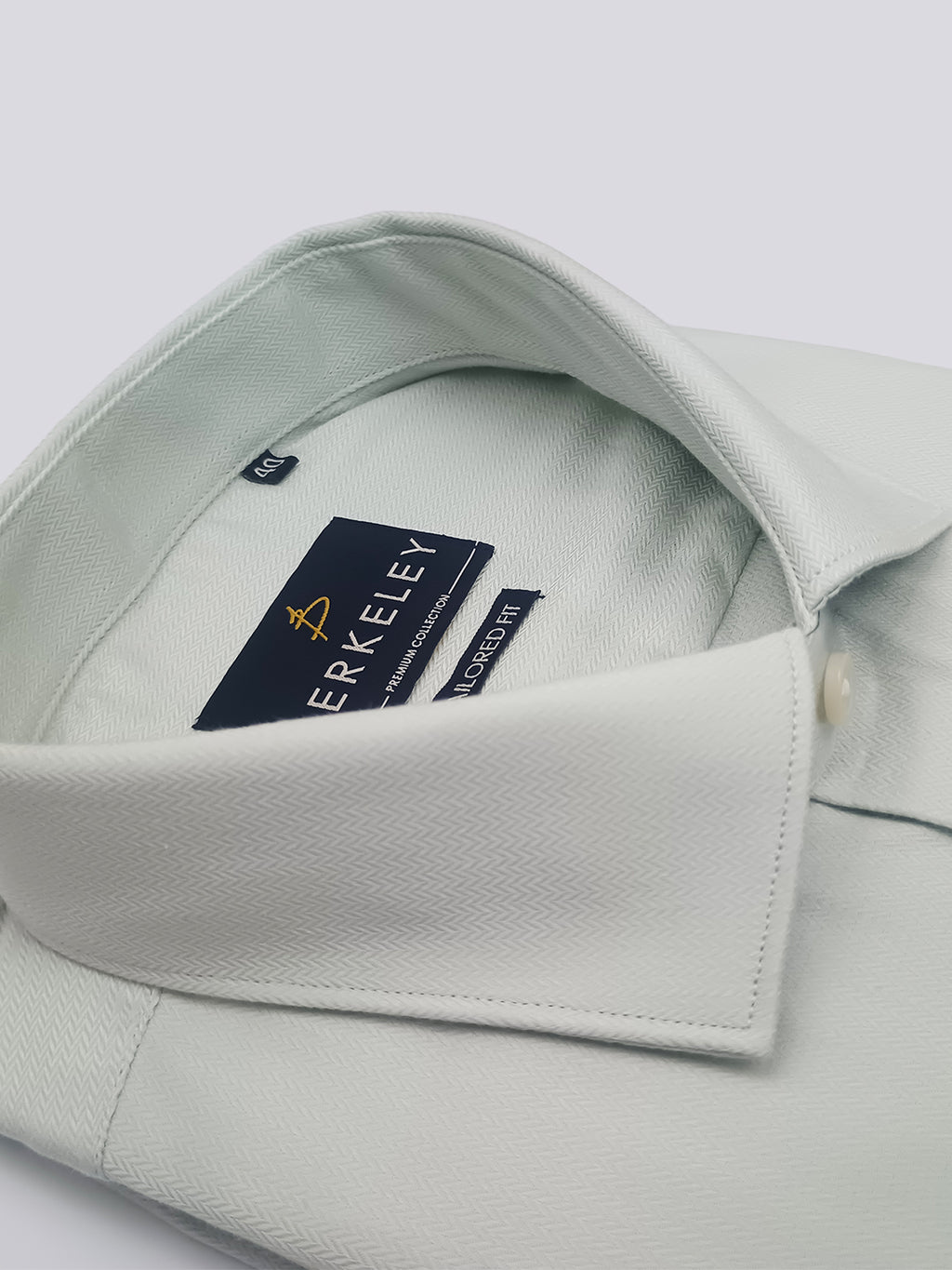 Berkeley Men's Regular 100% Cotton Formal Solid Shirt Pista