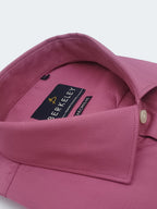 Berkeley Men's Regular 100% Cotton Formal Solid Shirt Rose