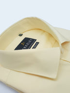 Berkeley Men's Regular 100% Cotton Formal Solid Shirt Yellow