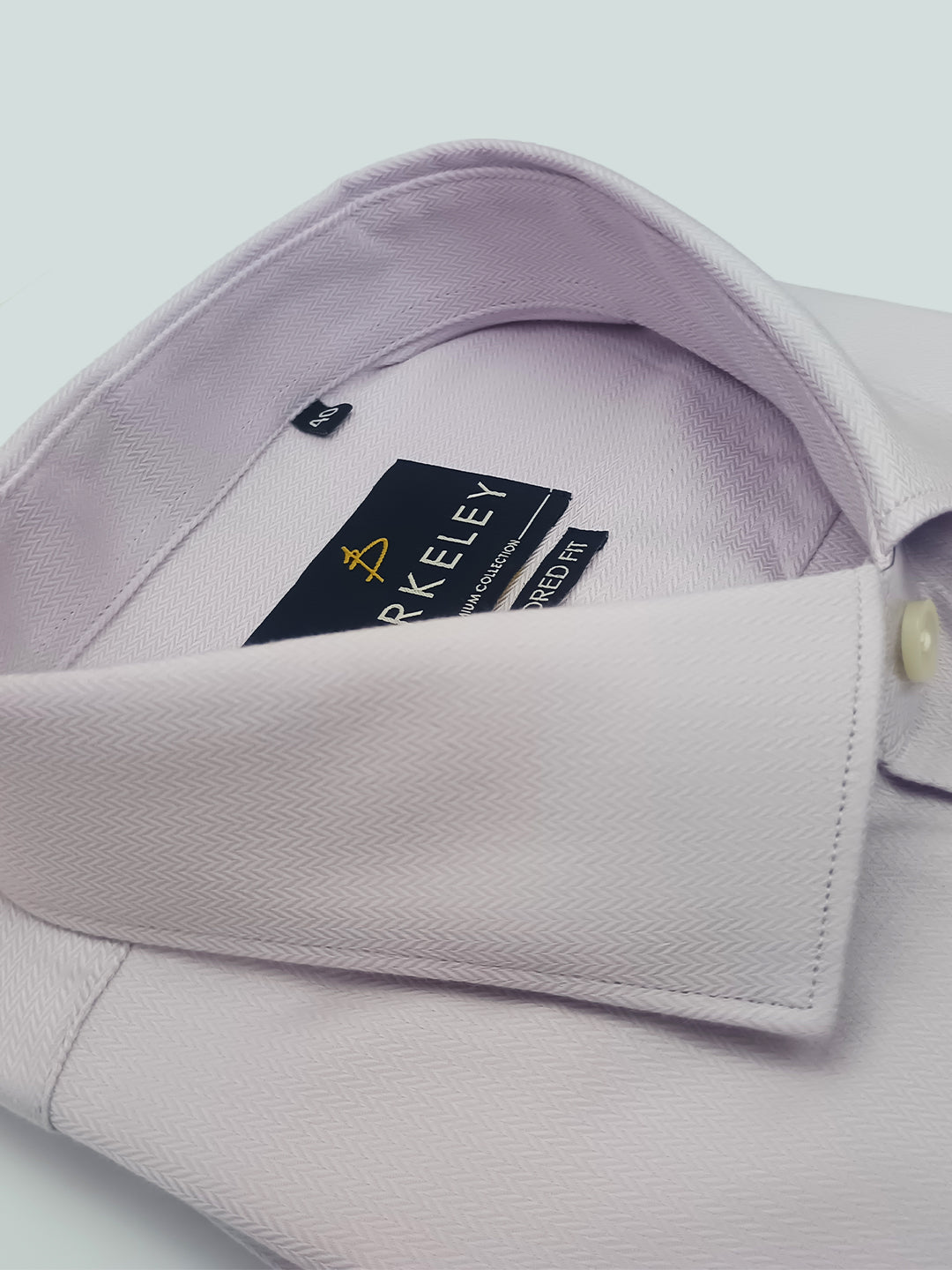 Berkeley Men's Regular 100% Cotton Formal Solid Shirt Lavender