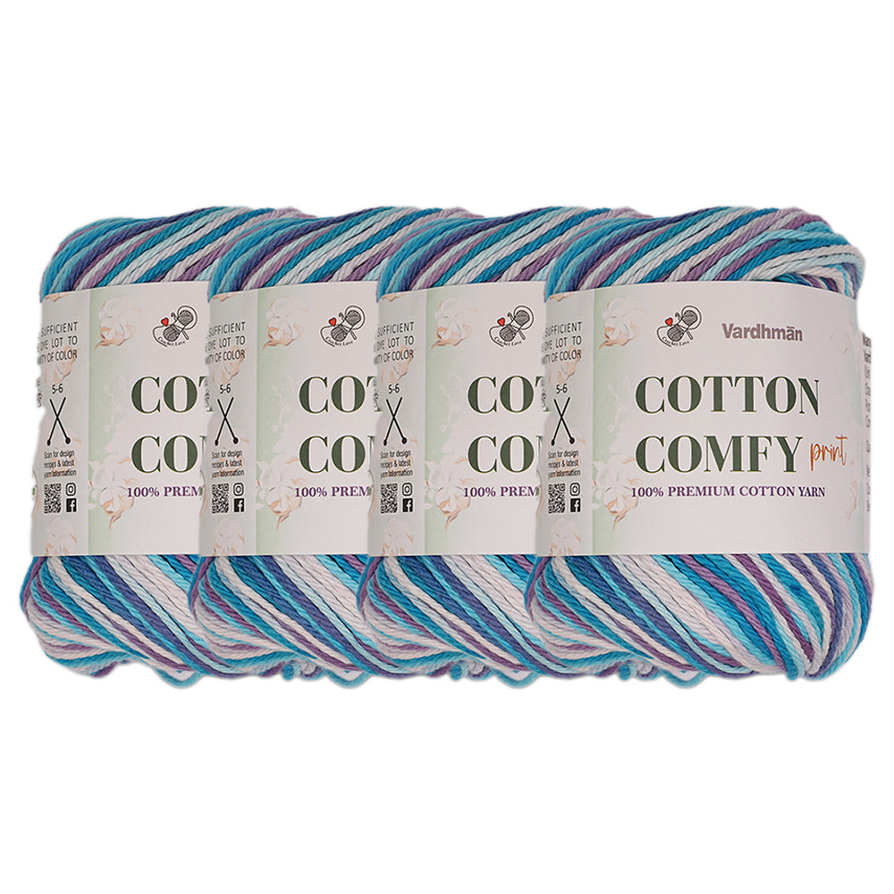 Cotton Comfy Print Premium Cotton Yarn