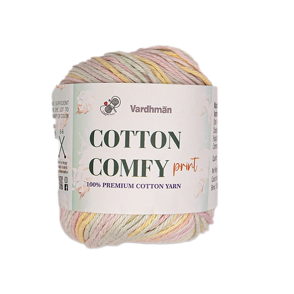 Cotton Comfy Print Premium Cotton Yarn