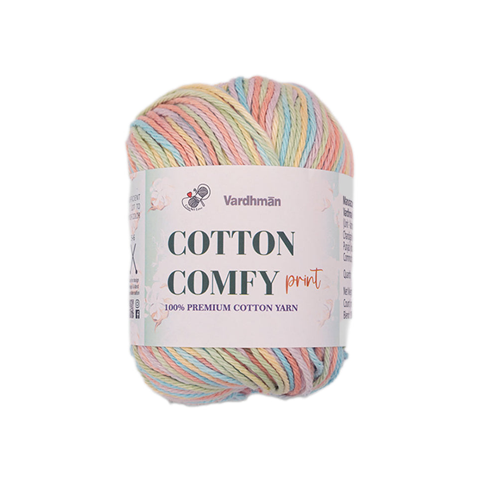 Cotton Comfy Print Premium Cotton Yarn