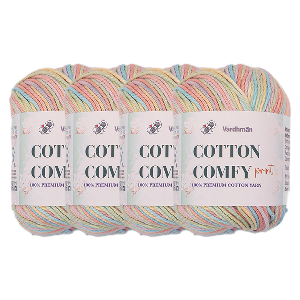 Cotton Comfy Print Premium Cotton Yarn