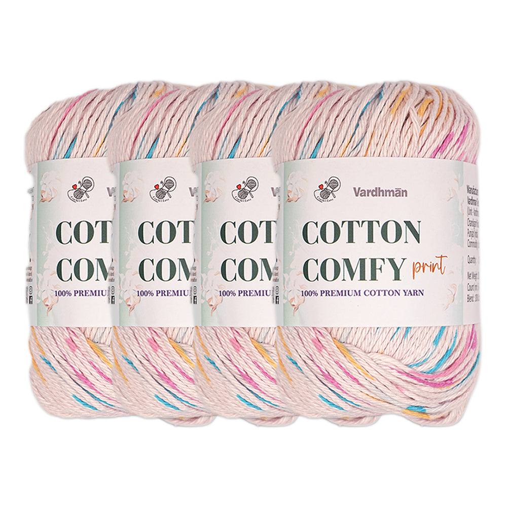 Cotton Comfy Print Premium Cotton Yarn