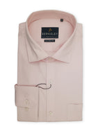 Berkeley Men's Regular 100% Cotton Formal Solid Shirt Pink