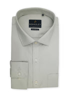 Berkeley Men's Regular Formal Solid Shirt | Premium 100% Cotton Grey