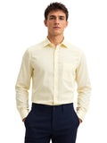 Berkeley Men's Regular 100% Cotton Formal Solid Shirt Yellow