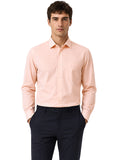 Berkeley Men's Regular 100% Cotton Formal Solid Shirt Peach