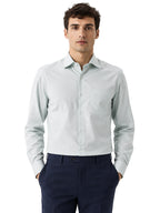 Berkeley Men's Regular 100% Cotton Formal Solid Shirt Pista