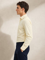 Berkeley Men's Regular 100% Cotton Formal Solid Shirt Yellow