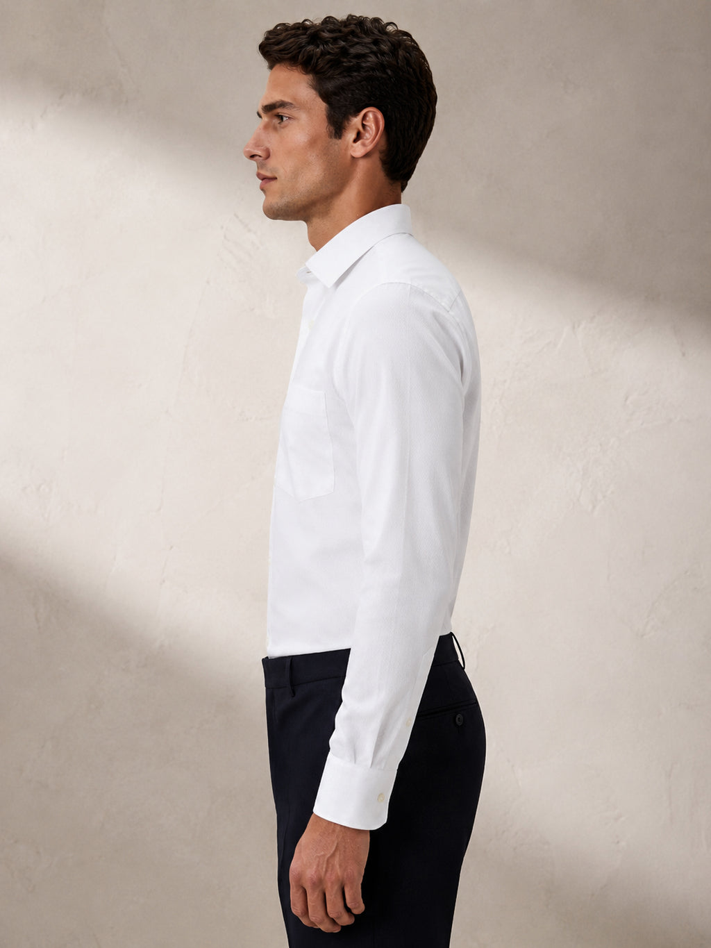 Berkeley 100% Cotton Regular White Formal Shirt For Men