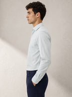 Berkeley Men's Regular 100% Cotton Formal Solid Shirt Pista