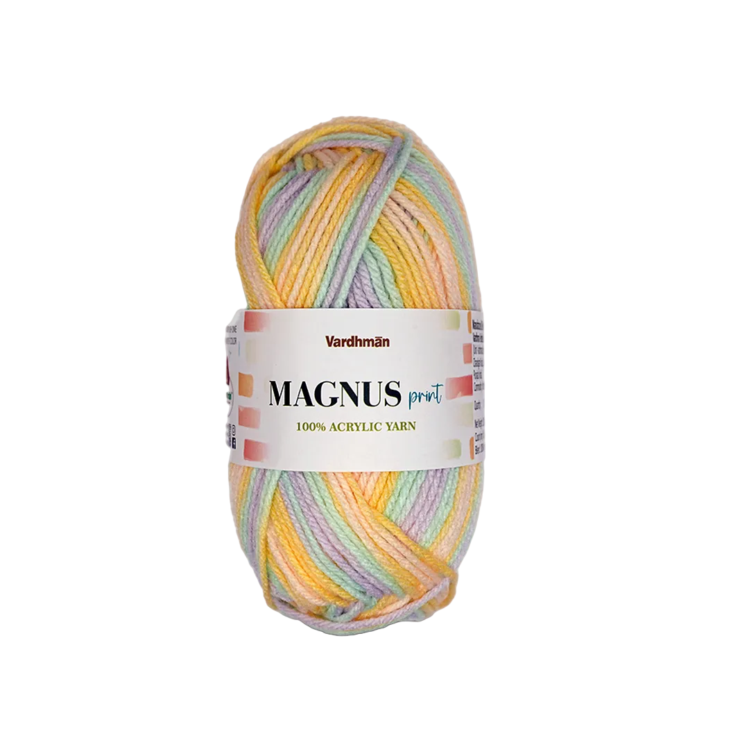 Magnus Print Acrylic Knitting Yarn