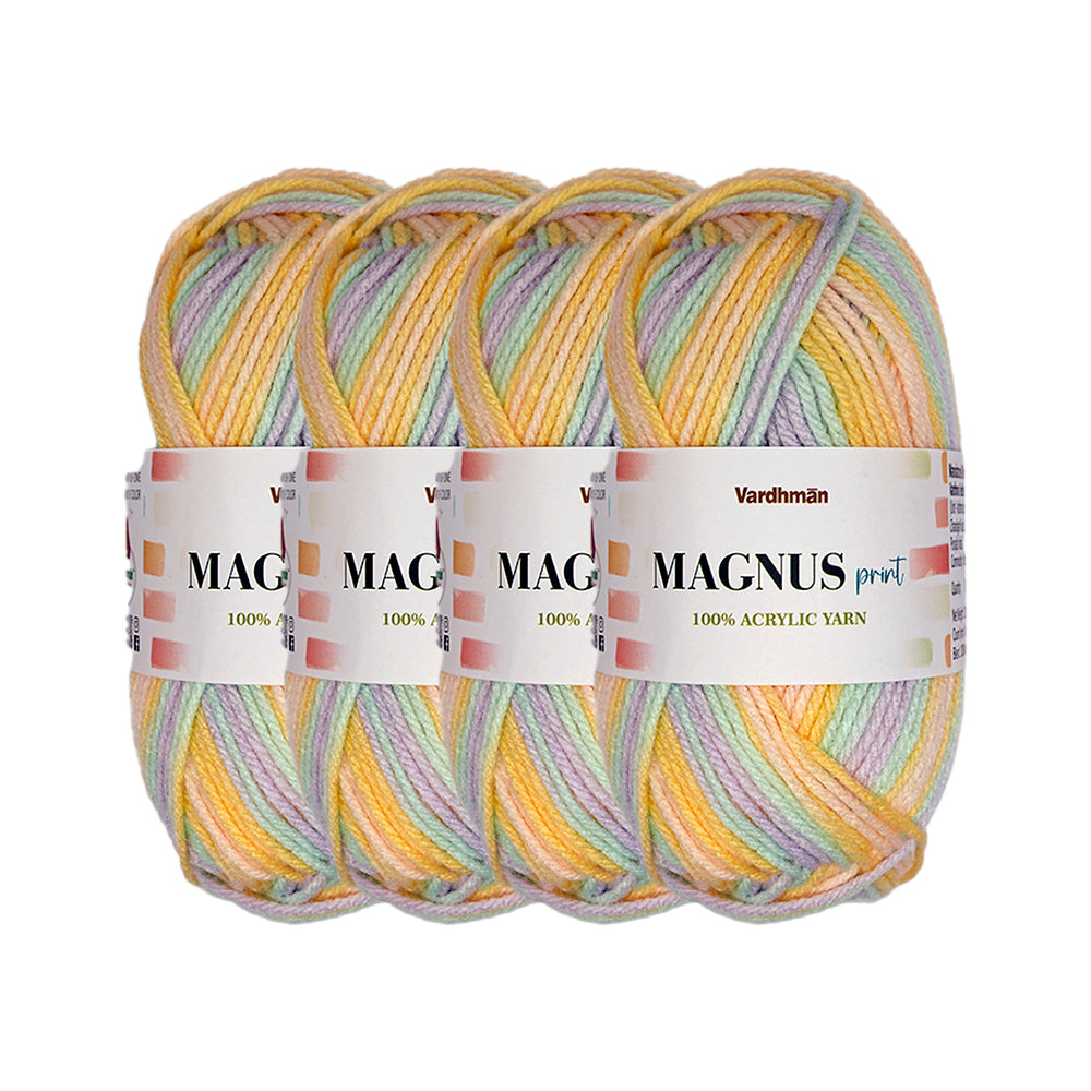 Magnus Print Acrylic Knitting Yarn