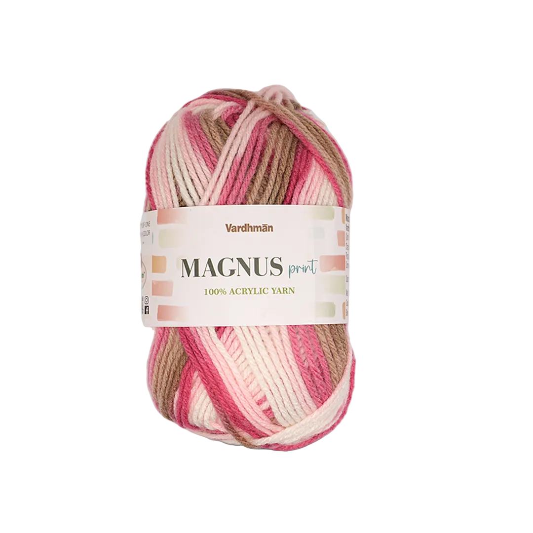 Magnus Print Acrylic Knitting Yarn
