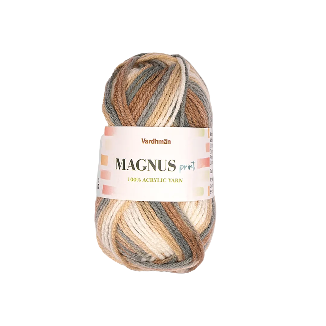 Magnus Print Acrylic Knitting Yarn