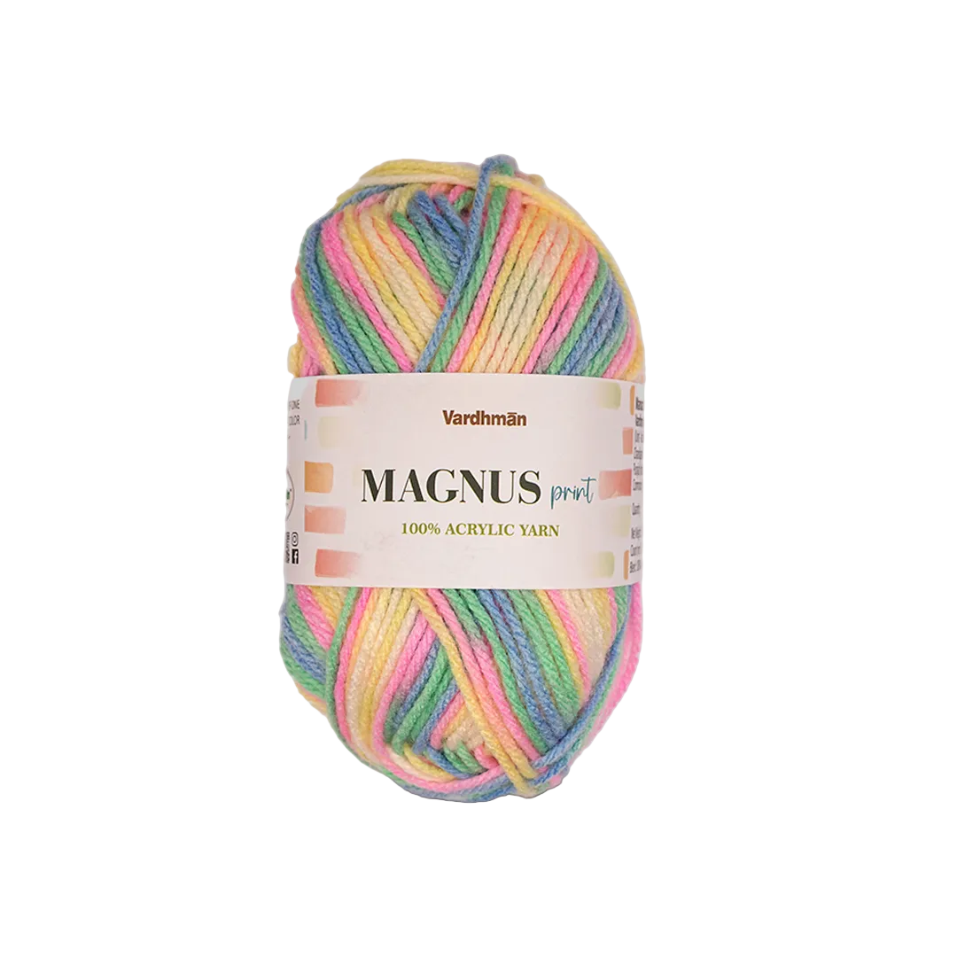 Magnus Print Acrylic Knitting Yarn