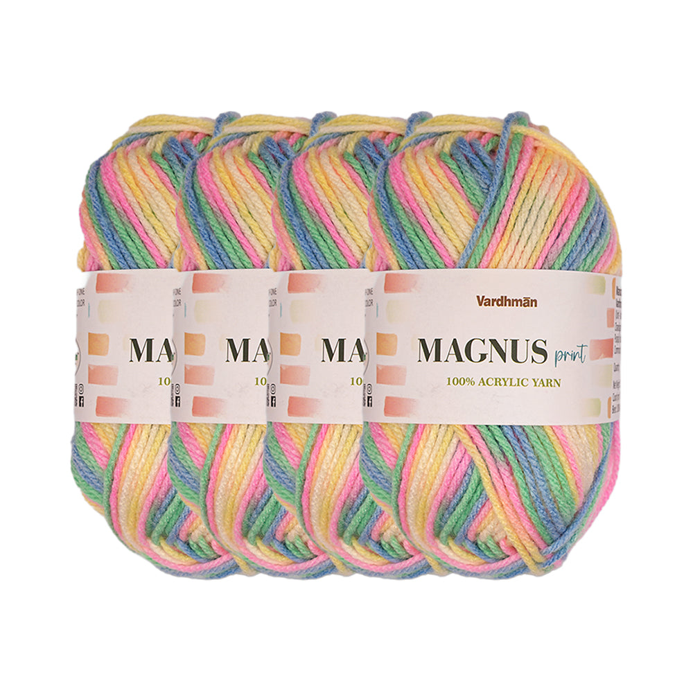 Magnus Print Acrylic Knitting Yarn