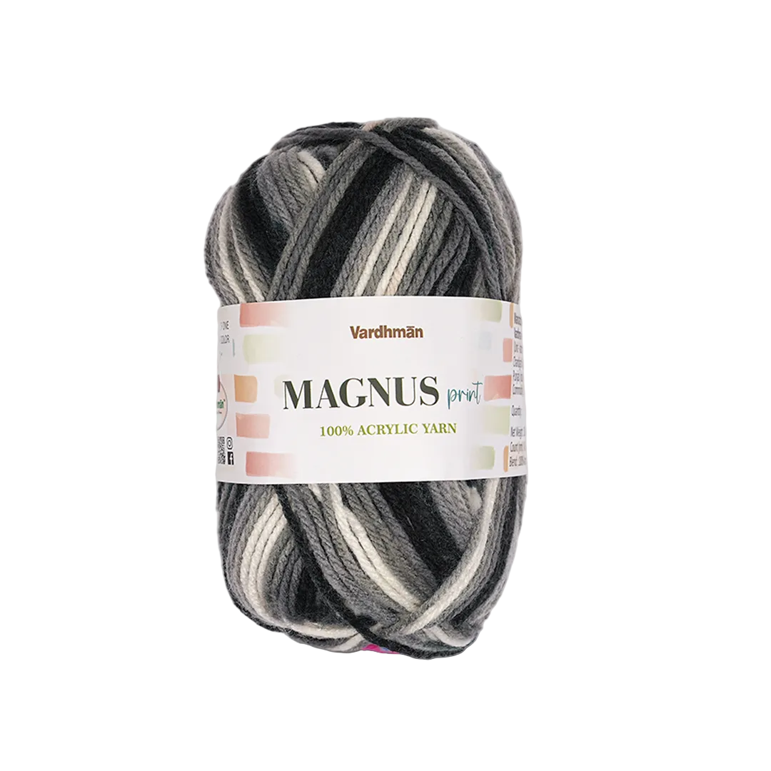 Magnus Print Acrylic Knitting Yarn