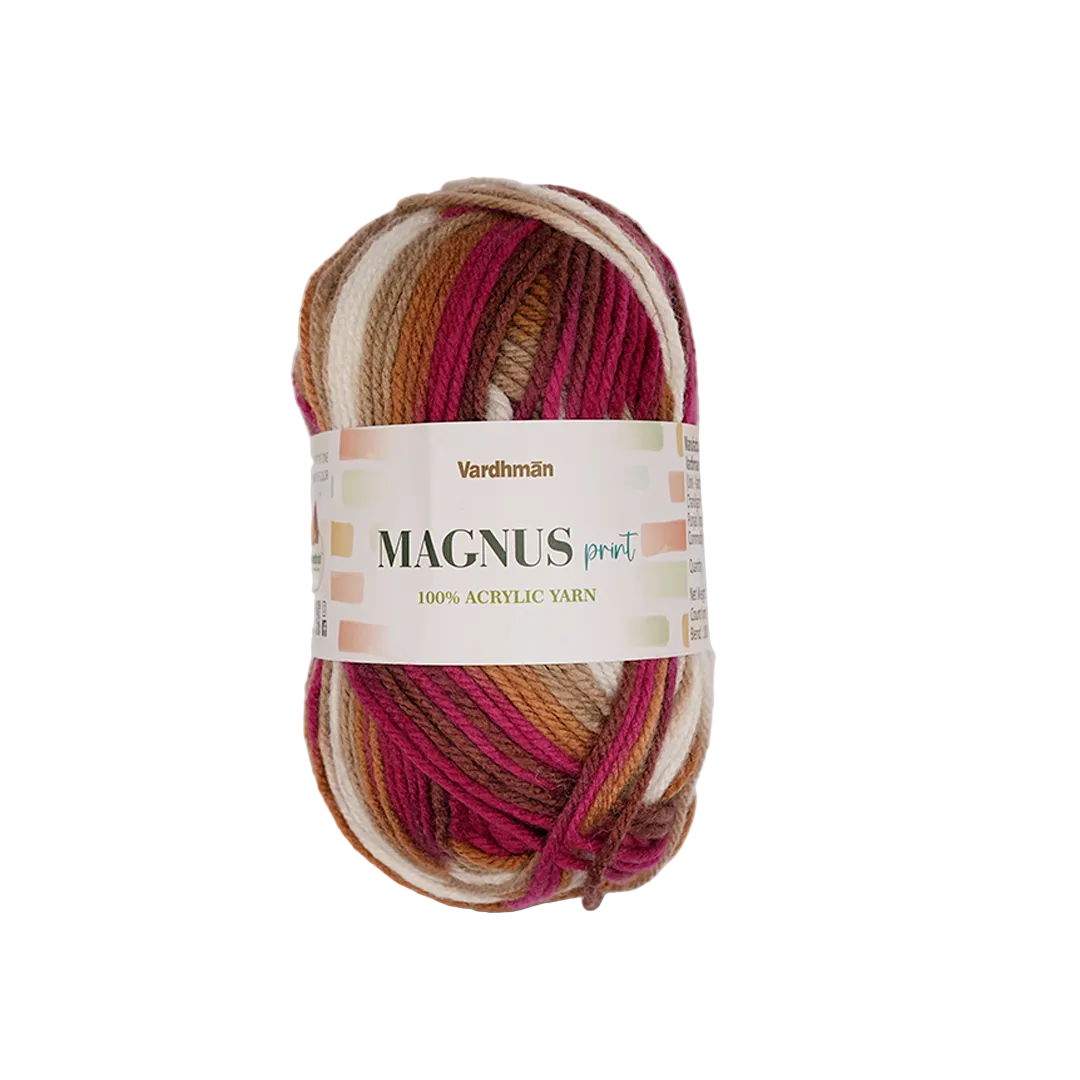 Magnus Print Acrylic Knitting Yarn