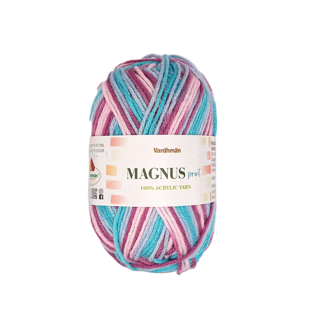 Magnus Print Acrylic Knitting Yarn