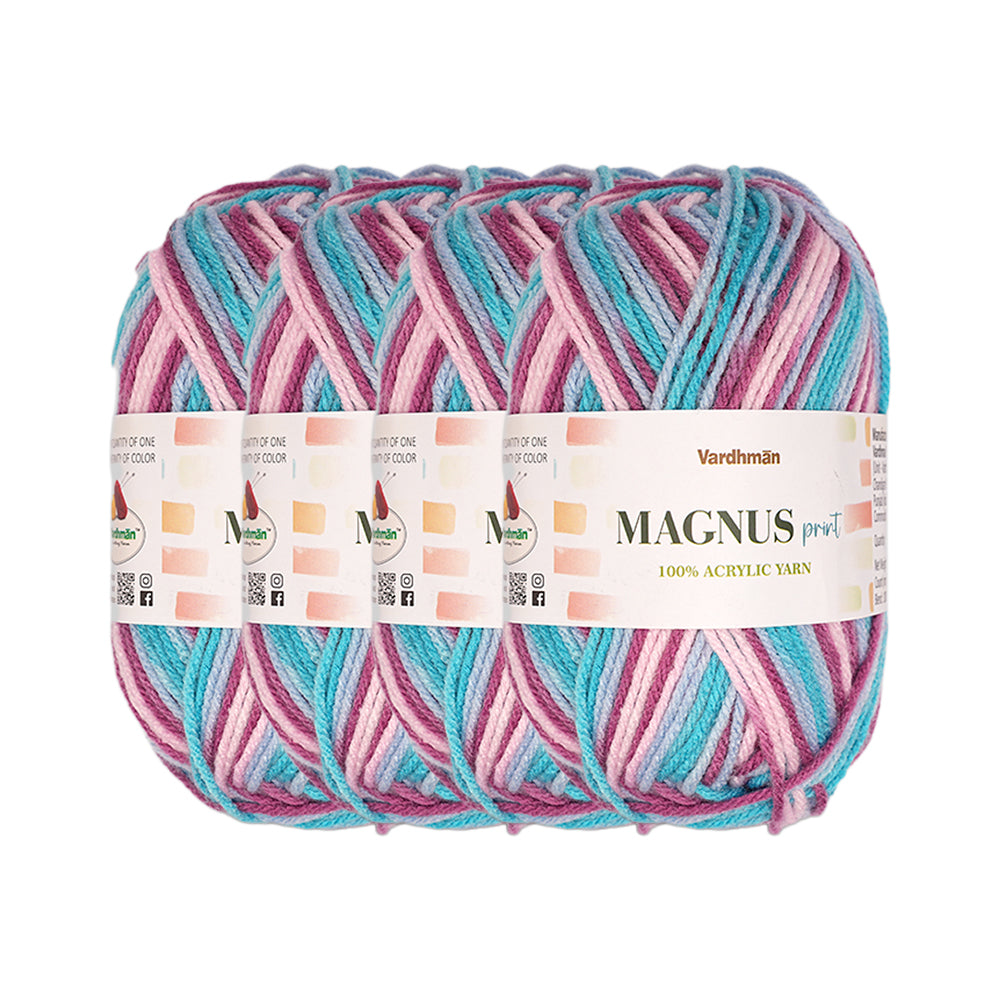 Magnus Print Acrylic Knitting Yarn