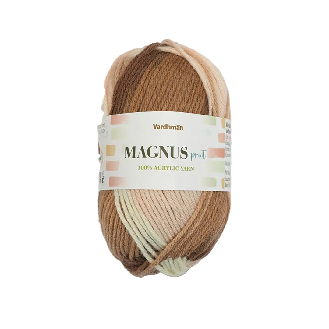 Magnus Print Acrylic Knitting Yarn