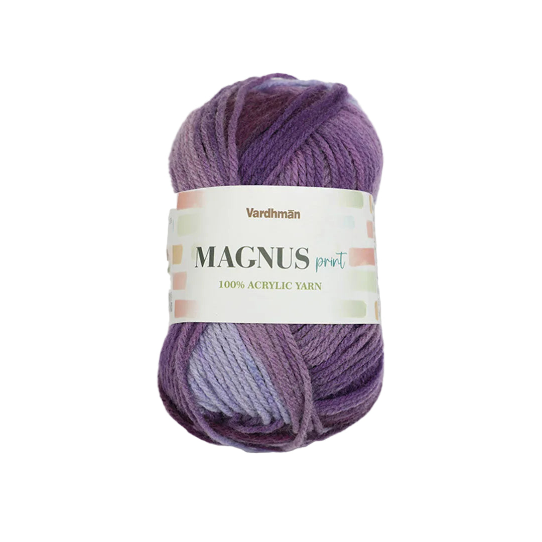 Magnus Print Acrylic Knitting Yarn