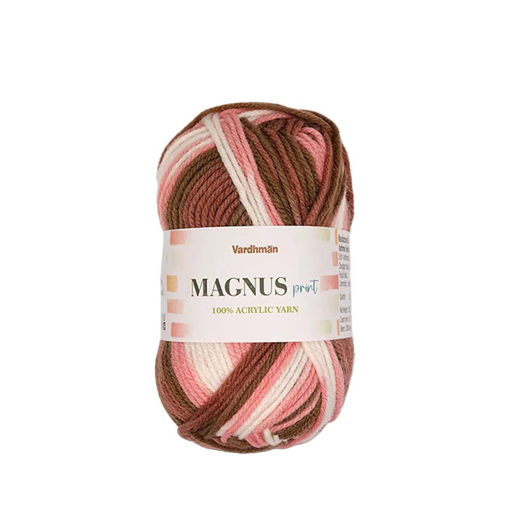 Magnus Print Acrylic Knitting Yarn