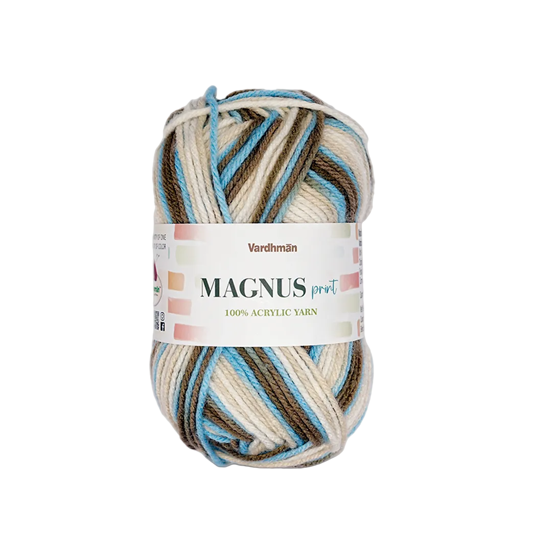 Magnus Print Acrylic Knitting Yarn