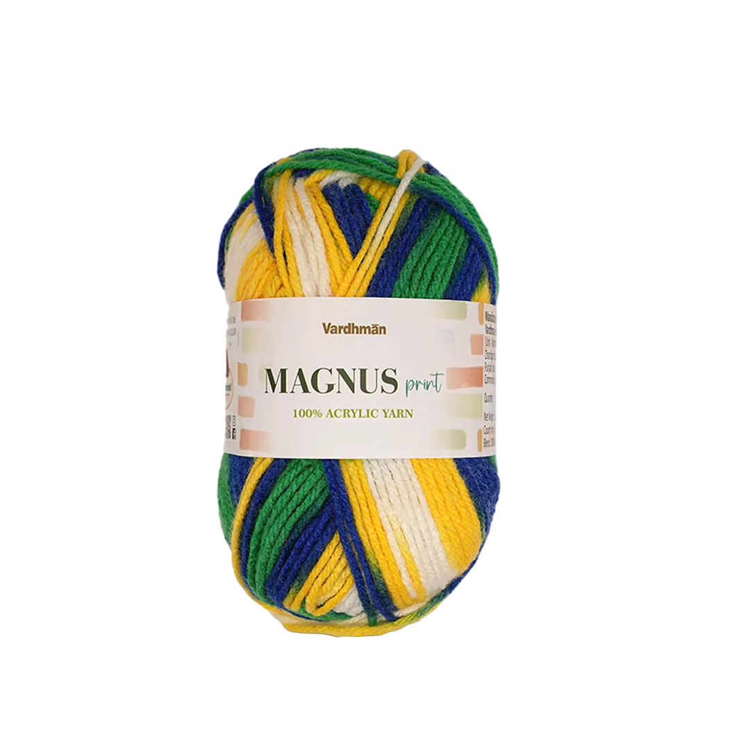 Magnus Print Acrylic Knitting Yarn