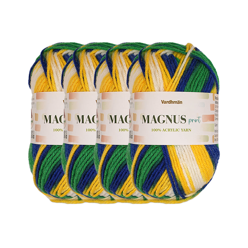 Magnus Print Acrylic Knitting Yarn