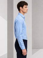 Berkeley Men's 100% Cotton Yarn Dyed Regular Formal Check Shirt