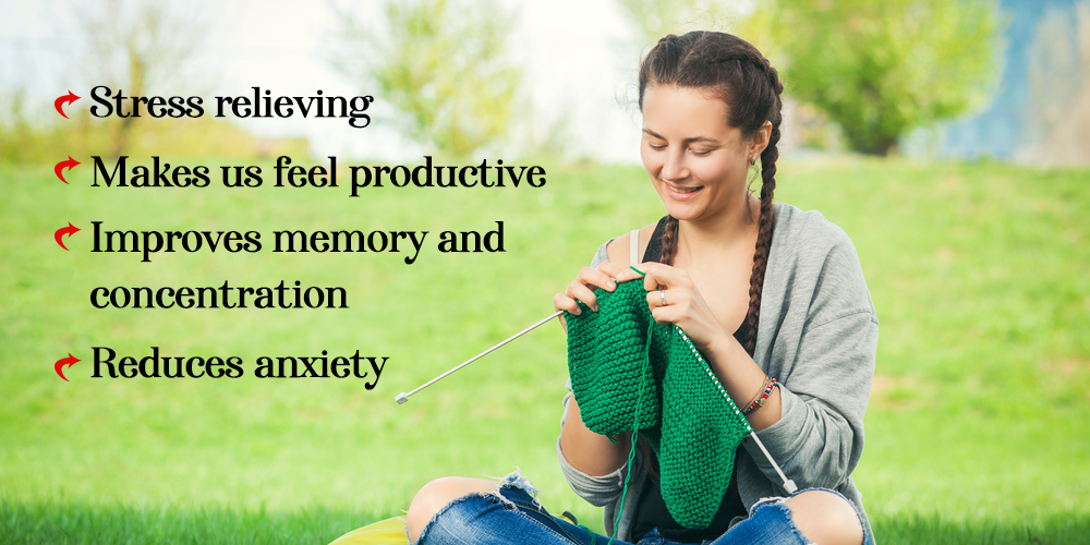 What are the advantages of knitting?