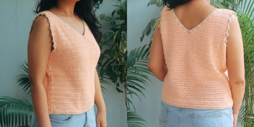 Cool Summer Top (FREE CROCHET PATTERN)