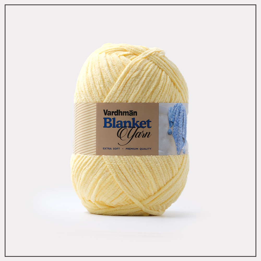 Vardhman Baby Blanket Yarn for Crochet, Soft Thick Wool for Knitting, Super  Chunky Yarn for Blanket and Ponchos, Art Craft Knitting Wool Yarn, (2