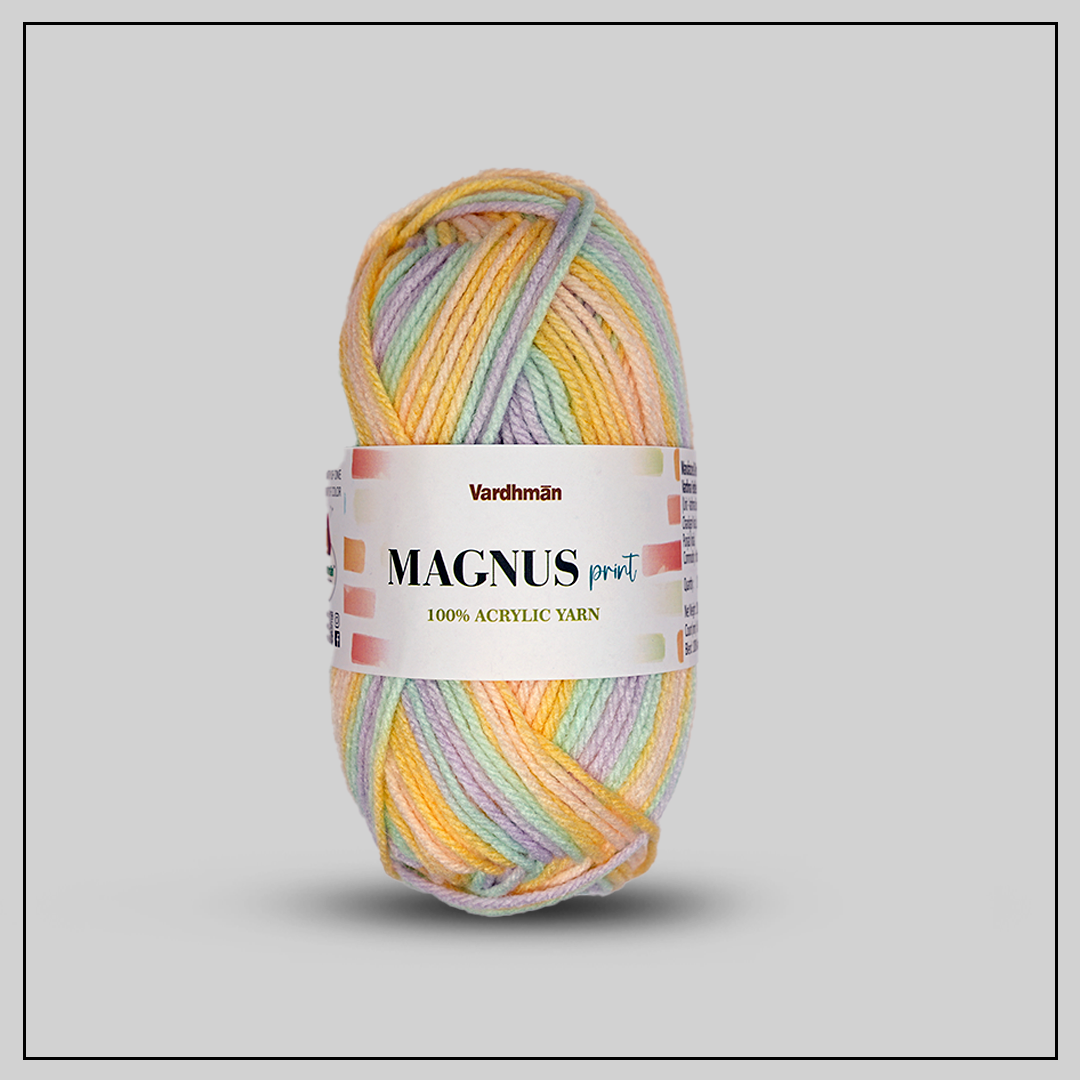Magnus Print Acrylic Knitting Yarn